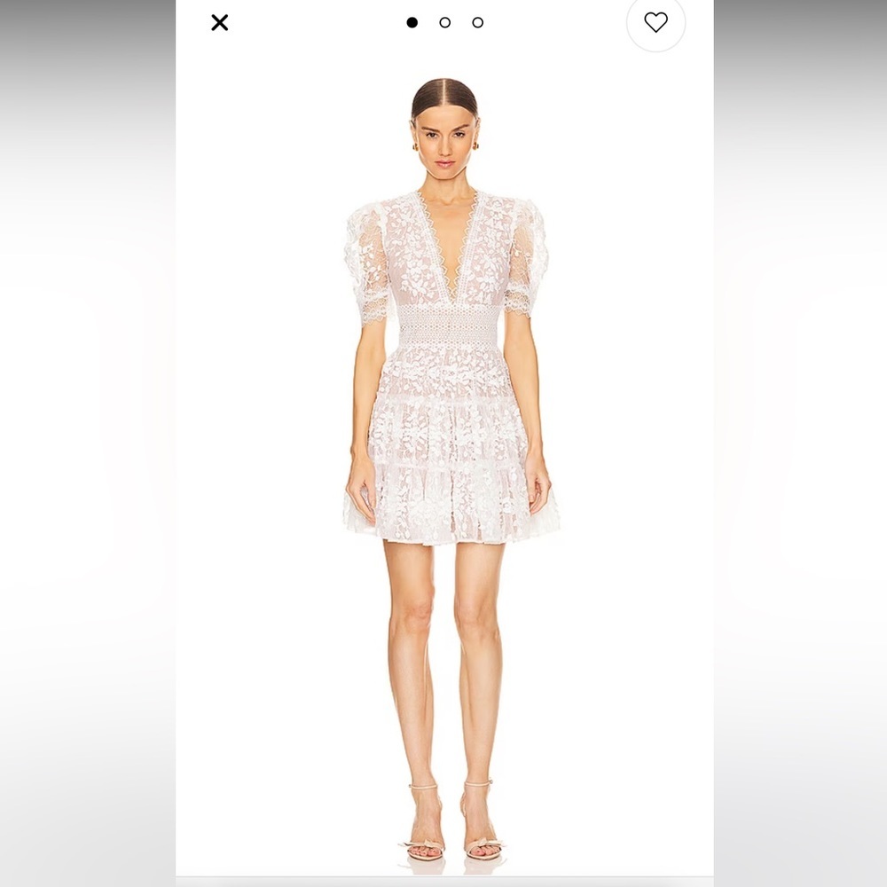 NWT BRONX AND BANCO MEGAN MINI DRESS SZ XL White